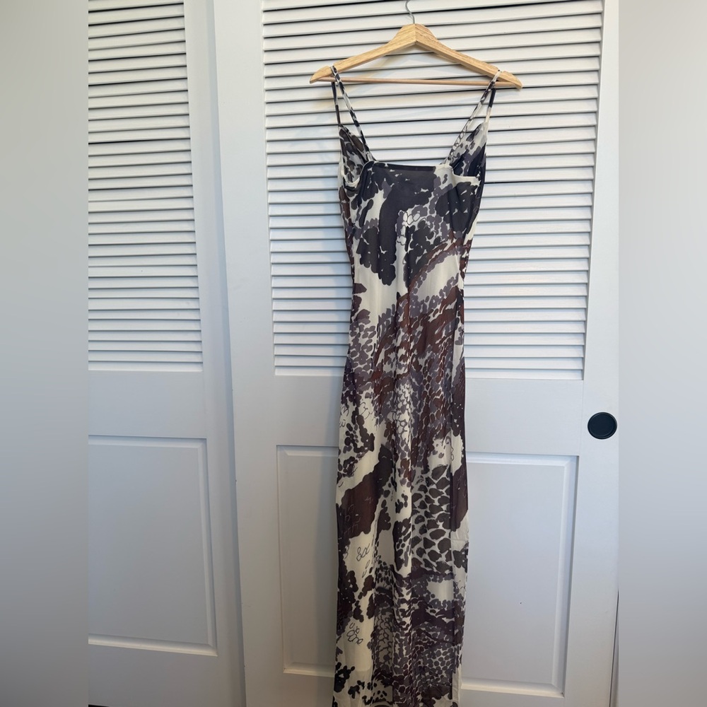 SYNDYS Maxi Dress in Snake Skin – Size S (NWT) - Picture 5 of 9